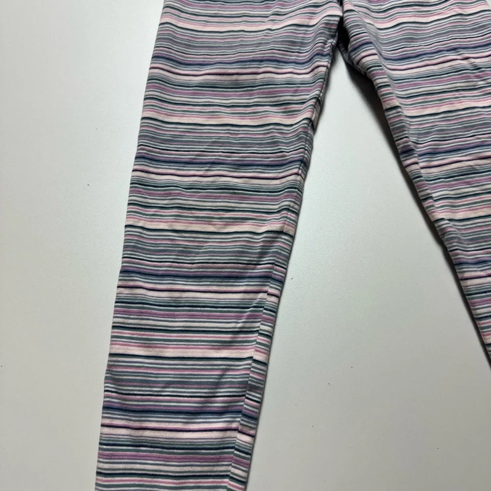 Tea Collection Pink, Gray & Purple Striped Girls' Leggings